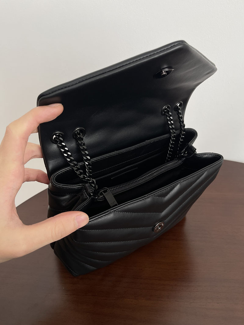 最高級サンローランスーパーコピー サンローランバッグコピー ルル スモール(キルティングレザー) ブラック 494699DV7271000 カーフレザー ブラック金具 - 画像 (5)