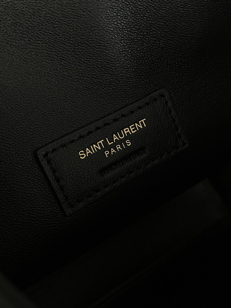 最高級サンローランスーパーコピー サンローランバッグコピー SAINT LAURENT パリ ミニ トイ ショッピング ブラック 712367AAAOH1000 レザー ゴールド金具 - 画像 (4)