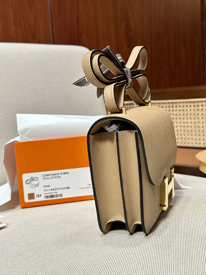 最高級エルメススーパーコピー コンスタンスミニコピー コンスタンス3 ミニ チャイ エプソン ゴールド金具 - 画像 (9)