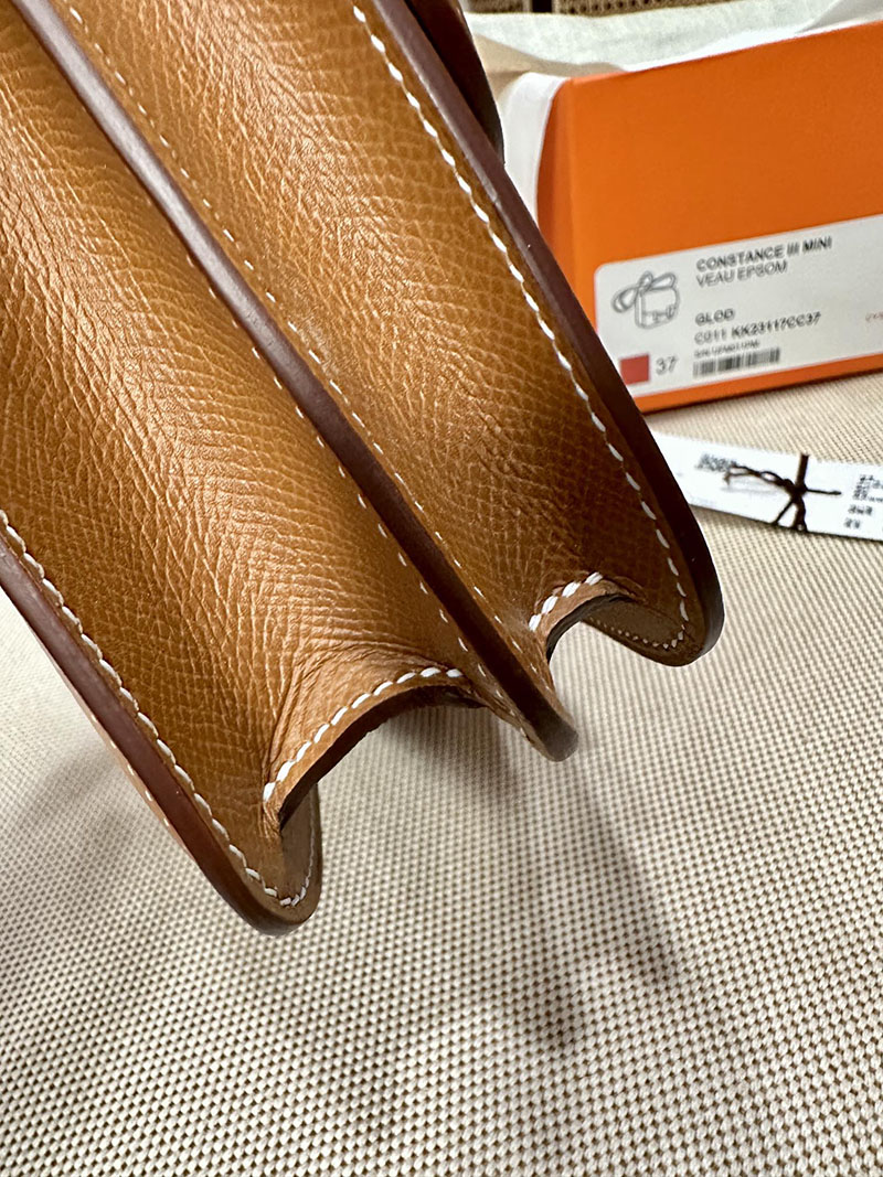最高級エルメススーパーコピー コンスタンスミニコピー コンスタンス3 ミニ ゴールド エプソン ゴールド金具 - 画像 (4)
