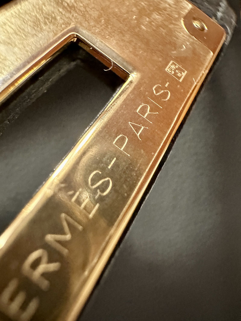 最高級エルメススーパーコピー ケリー28コピー ケリー28 内縫い 黒 ブラック トゴ ゴールド金具 - 画像 (3)