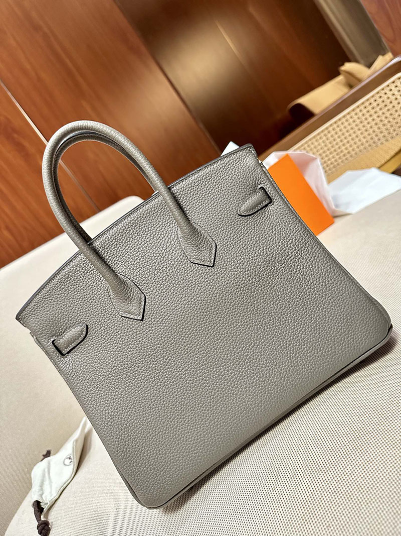 最高級エルメススーパーコピー バーキン25コピー バーキン25 エタン トゴ シルバー金具 - 画像 (4)
