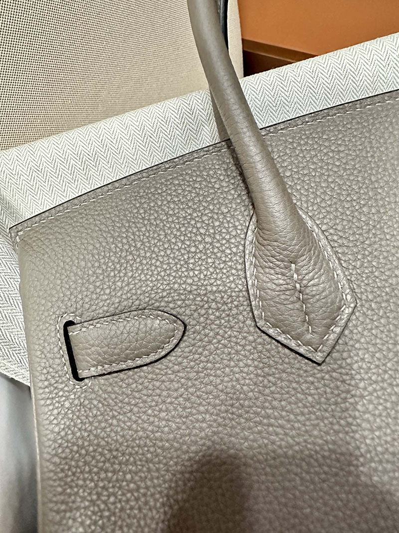 最高級エルメススーパーコピー バーキン30コピー バーキン30 エタン トゴ ローズゴールド金具 - 画像 (6)