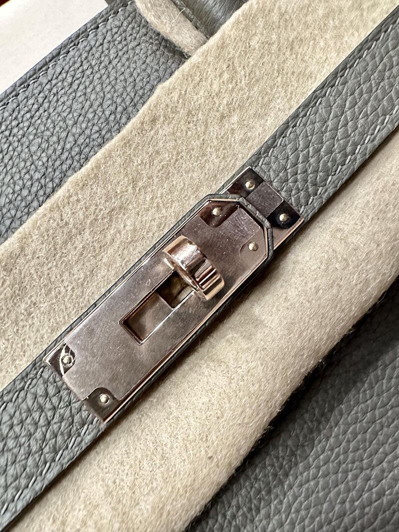 最高級エルメススーパーコピー バーキン30コピー バーキン30 エタン トゴ ローズゴールド金具 - 画像 (5)