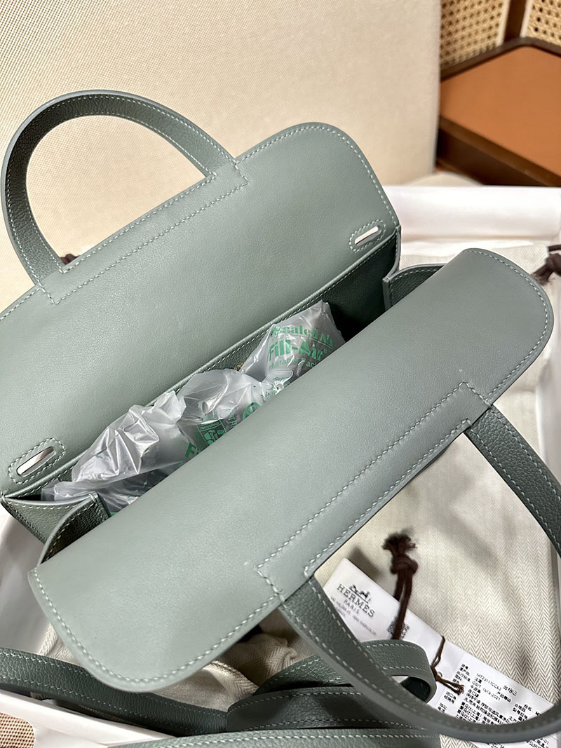 最高級エルメススーパーコピー アルザンコピー アルザン25 ヴェールアマンド トリヨンクレマンス ゴールド金具 - 画像 (4)