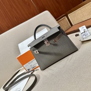ケリーミニ ドゥ ケリー20 外縫い エタン