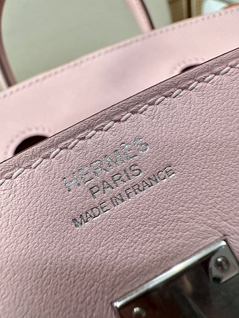 最高級エルメススーパーコピー バーキン25コピー バーキン25 ローズサクラ ジョナサン シルバー金具 - 画像 (7)