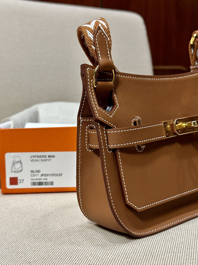 最高級エルメススーパーコピー ジプシエールコピー ジプシエール ミニ ゴールド スイフト ゴールド金具 - 画像 (7)
