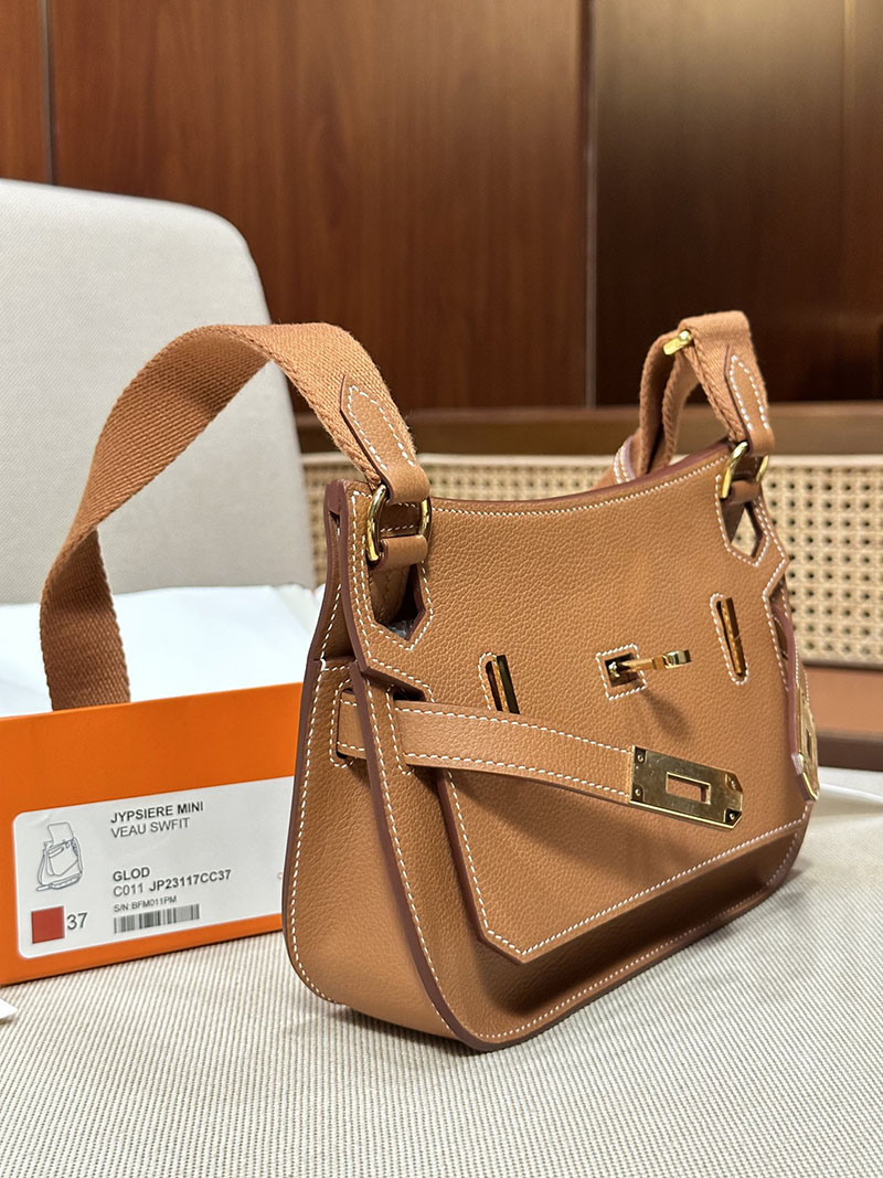 最高級エルメススーパーコピー ジプシエールコピー ジプシエール ミニ ゴールド エバーカラー ゴールド金具 - 画像 (8)