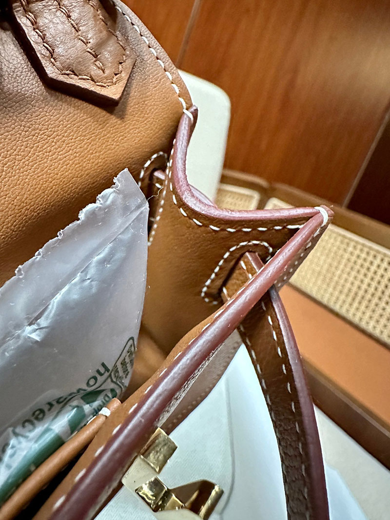 最高級エルメススーパーコピー ジプシエールコピー ジプシエール ミニ ゴールド エバーカラー ゴールド金具 - 画像 (2)