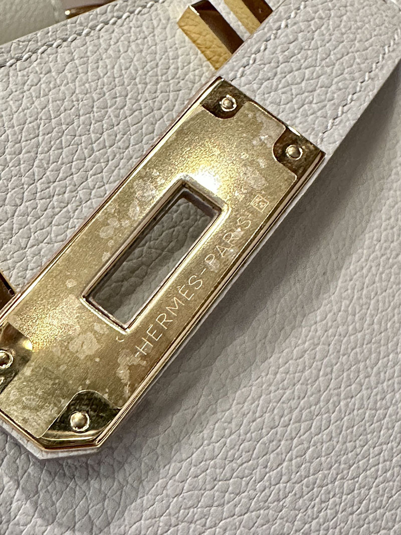 最高級エルメススーパーコピー ジプシエールコピー ジプシエール ミニ ベトン エバーカラー ゴールド金具 - 画像 (6)