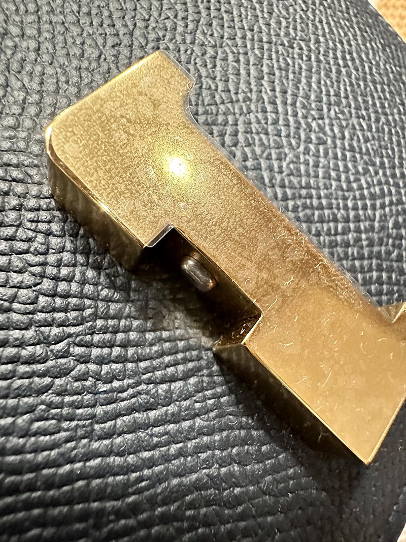 最高級エルメススーパーコピー コンスタンスミニコピー コンスタンス3 ミニ ブルーニュイ エプソン ゴールド金具 - 画像 (5)