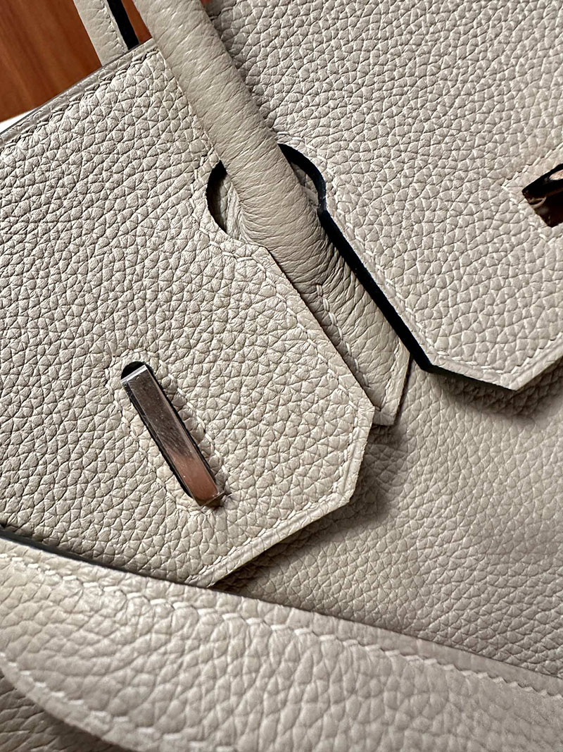 最高級エルメススーパーコピー バーキン30コピー バーキン30 エタン トゥルティールグレー ローズゴールド金具 - 画像 (7)