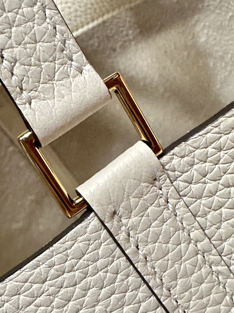 最高級エルメススーパーコピー ピコタンMMコピー ピコタンロック 22 MM ナタ トリヨンクレマンス ゴールド金具 - 画像 (4)
