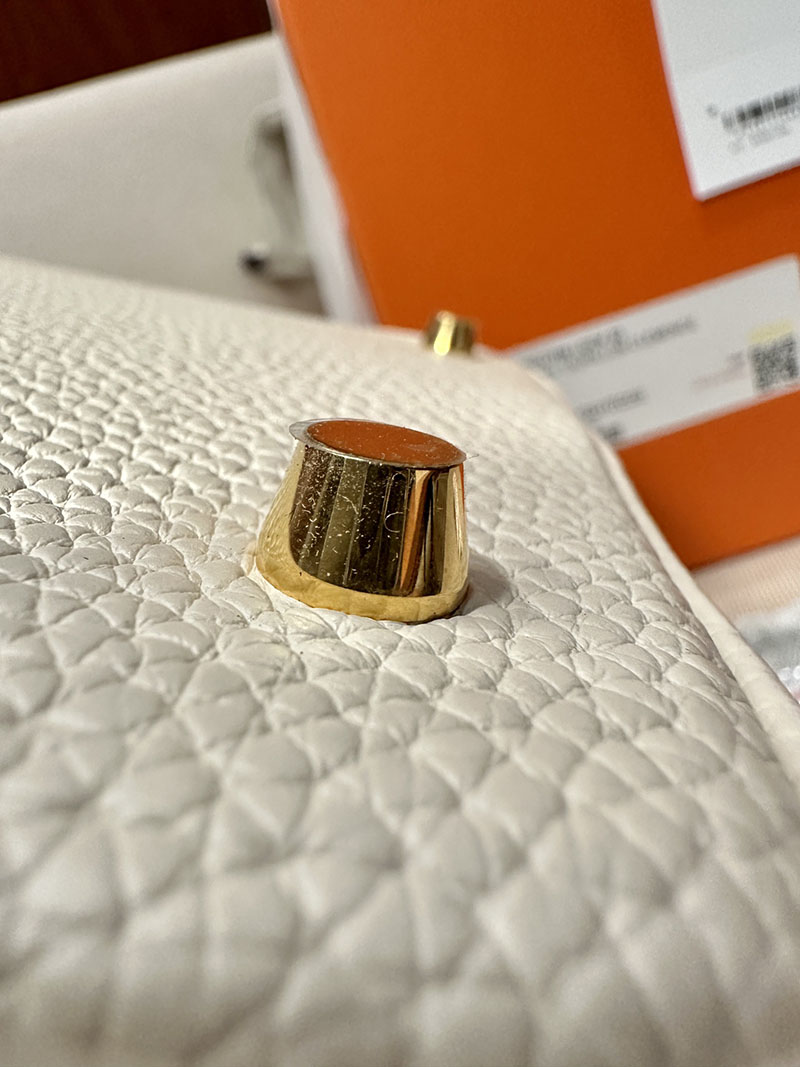 最高級エルメススーパーコピー ピコタンMMコピー ピコタンロック 22 MM ナタ トリヨンクレマンス ゴールド金具 - 画像 (2)