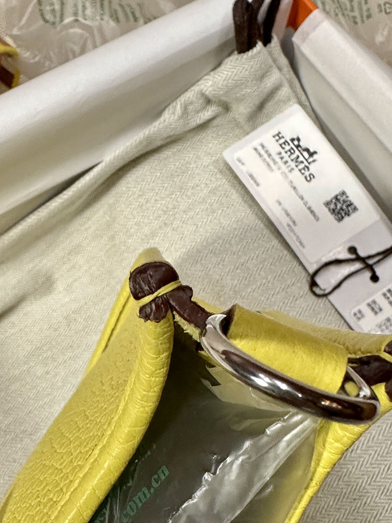 最高級エルメススーパーコピー エヴリンTPMコピー エヴリン 16 TPM ライム トリヨンクレマンス シルバー金具 - 画像 (4)