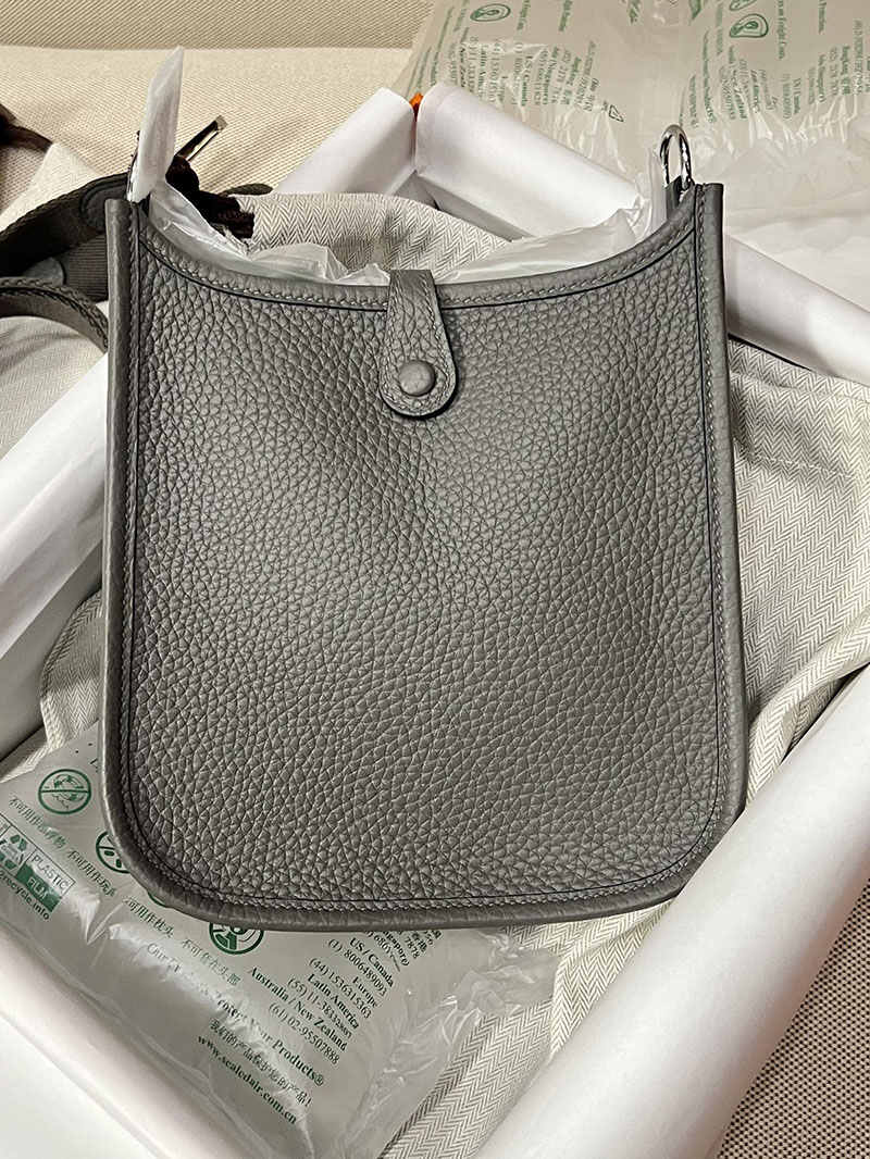 最高級エルメススーパーコピー エヴリンTPMコピー エヴリン 16 TPM エタン トリヨンクレマンス シルバー金具 - 画像 (5)