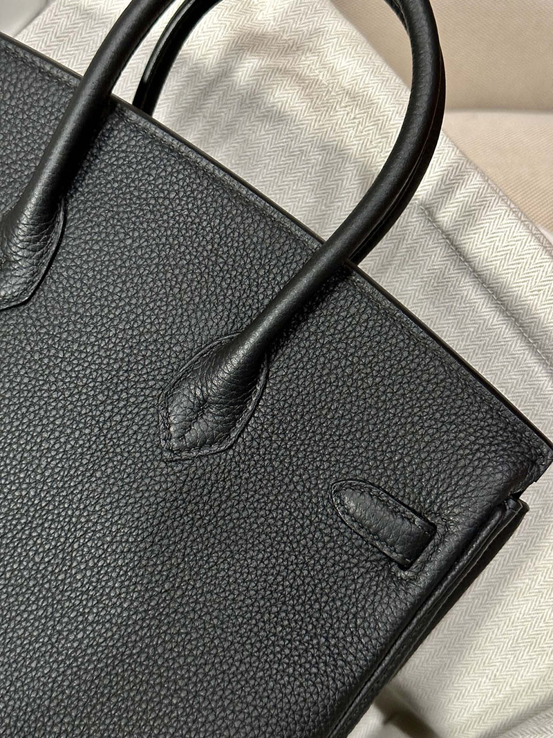 最高級エルメススーパーコピー バーキン25コピー バーキン25 黒 ブラック トゴ ゴールド金具 - 画像 (3)