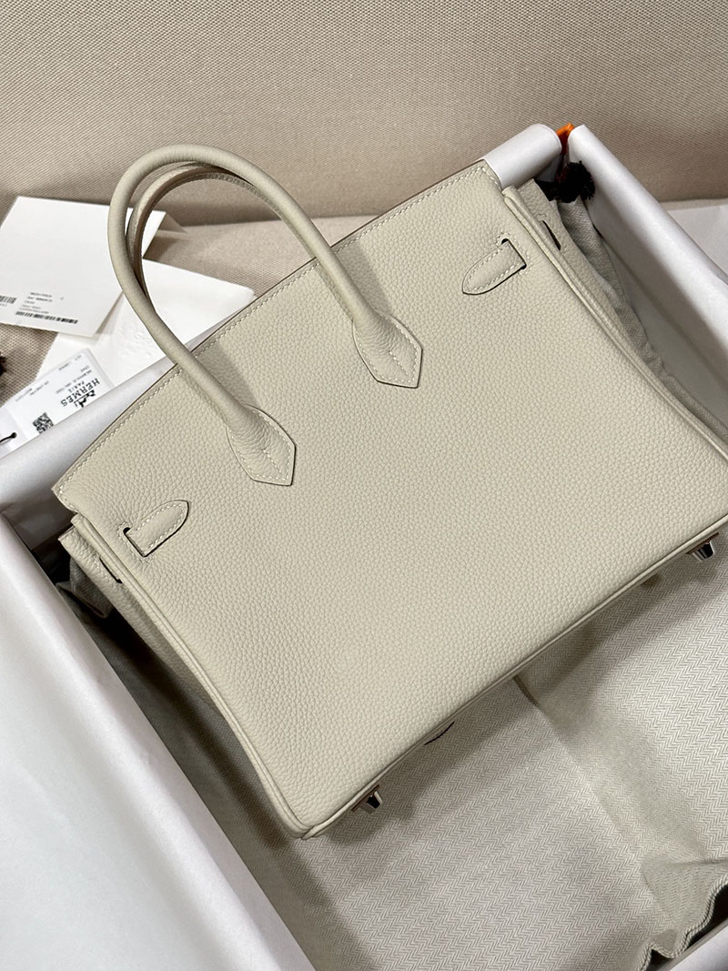 最高級エルメススーパーコピー バーキン25コピー バーキン25 クレ トゴ シルバー金具 - 画像 (6)
