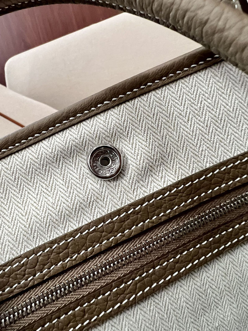 最高級エルメススーパーコピー ガーデンパーティコピー ガーデンパーティ 36 PM エトゥープ カントリー シルバー金具 - 画像 (2)