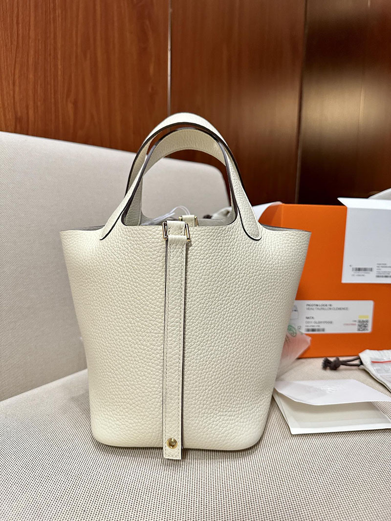 最高級エルメススーパーコピー ピコタンPMコピー ピコタンロック 18 PM ナタ トリヨンクレマンス ゴールド金具 - 画像 (3)