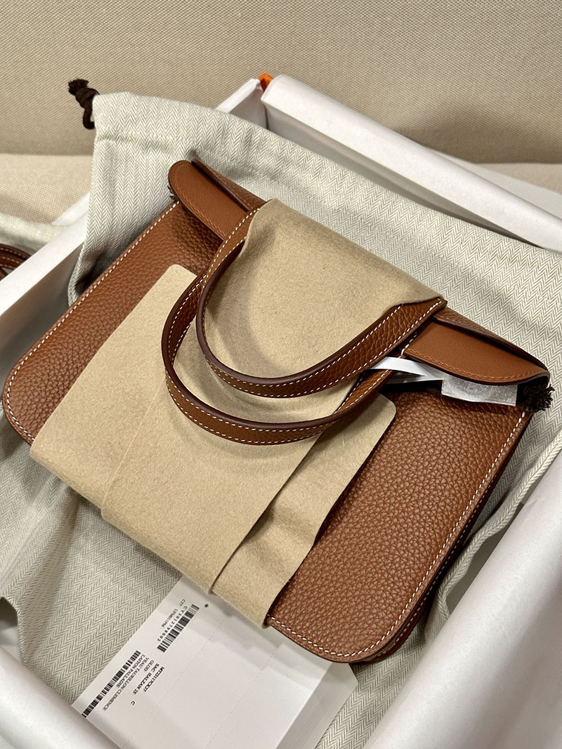 最高級エルメススーパーコピー アルザンコピー アルザン25 ゴールド トリヨンクレマンス シルバー金具 - 画像 (6)
