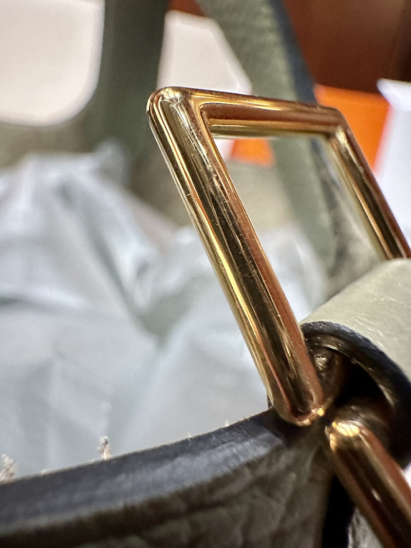 最高級エルメススーパーコピー ピコタンPMコピー ピコタンロック 18 PM ソーゼ トリヨンクレマンス ゴールド金具 - 画像 (2)