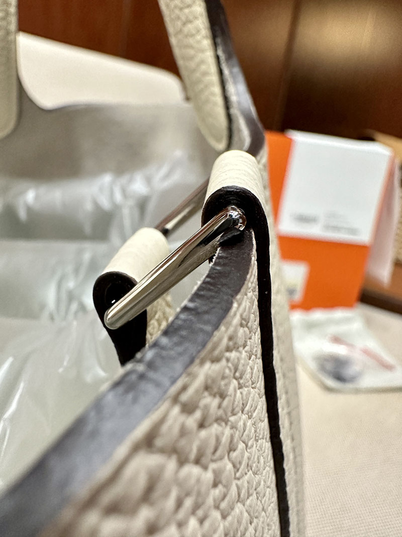 最高級エルメススーパーコピー ピコタンPMコピー ピコタンロック 18 PM ナタ トリヨンクレマンス シルバー金具 - 画像 (5)
