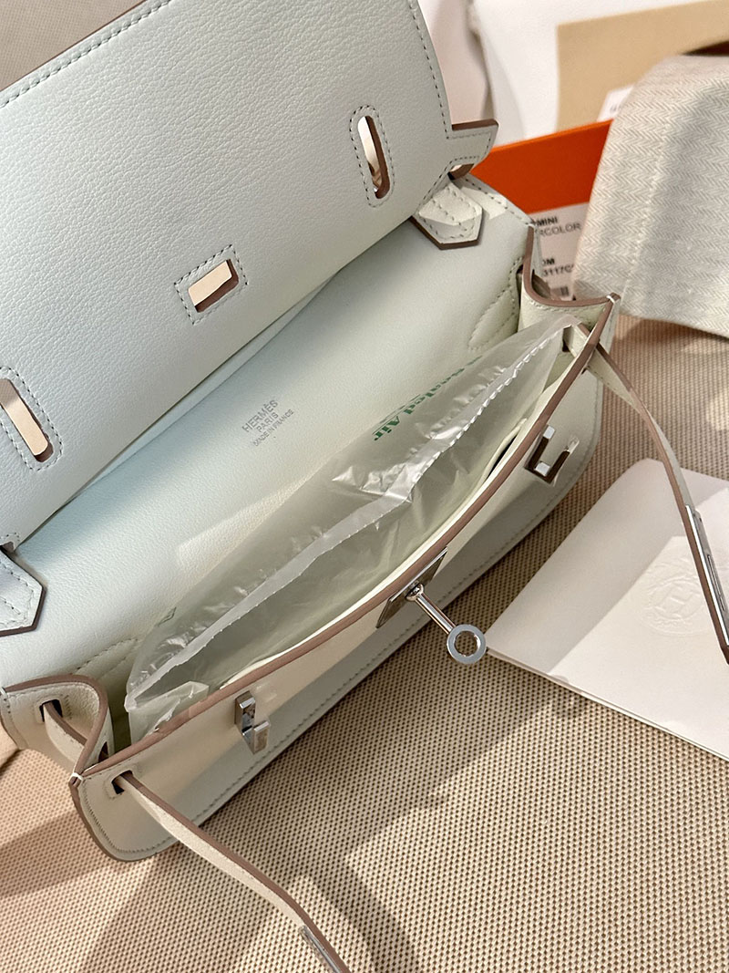 最高級エルメススーパーコピー ジプシエールコピー ジプシエール ミニ マッシュルーム スイフト シルバー金具 - 画像 (6)
