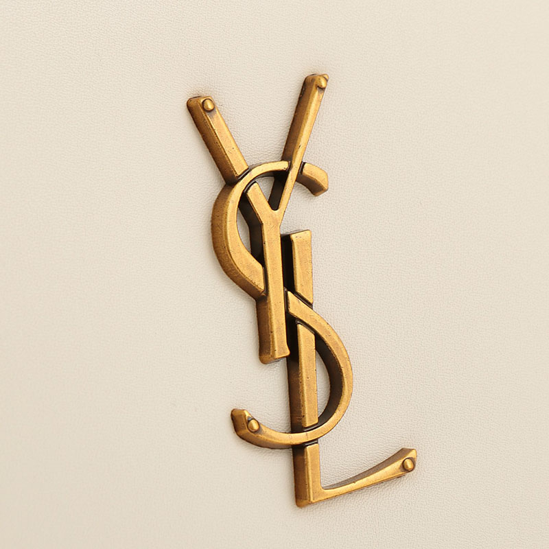 N品 YSL サンローラン CELIA ミニ トート オフホワイト 7910690U90W9207 カーフスキンレザー ゴールド金具 激安優良店 - 画像 (8)