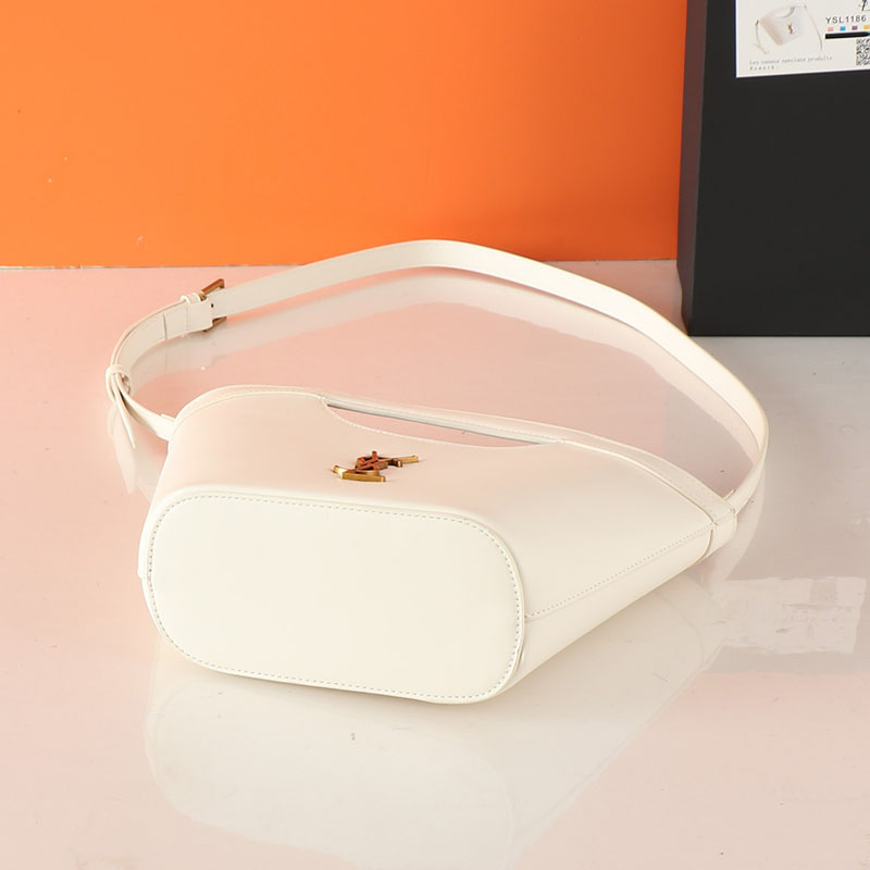 N品 YSL サンローラン CELIA ミニ トート オフホワイト 7910690U90W9207 カーフスキンレザー ゴールド金具 激安優良店 - 画像 (6)