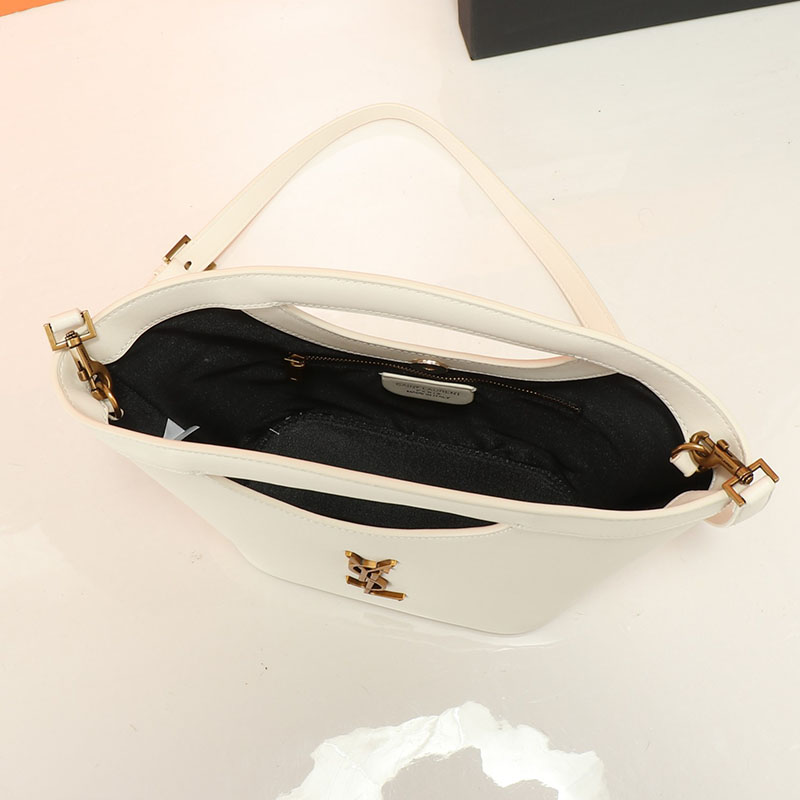 N品 YSL サンローラン CELIA ミニ トート オフホワイト 7910690U90W9207 カーフスキンレザー ゴールド金具 激安優良店 - 画像 (5)