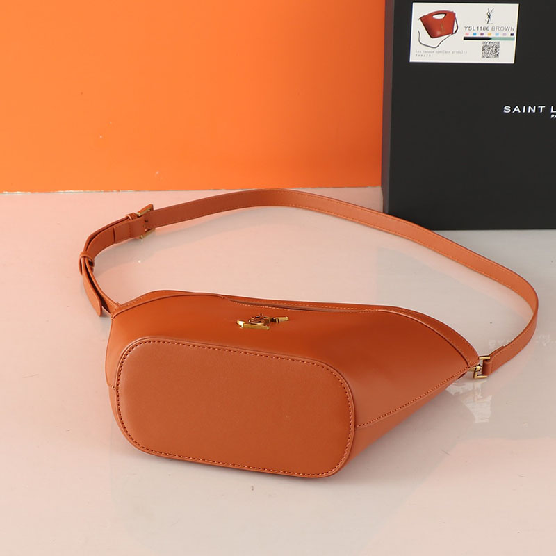 N品 YSL サンローラン CELIA ミニ トート ブリック 7910690U90W6362 カーフスキンレザー ゴールド金具 激安優良店 - 画像 (6)