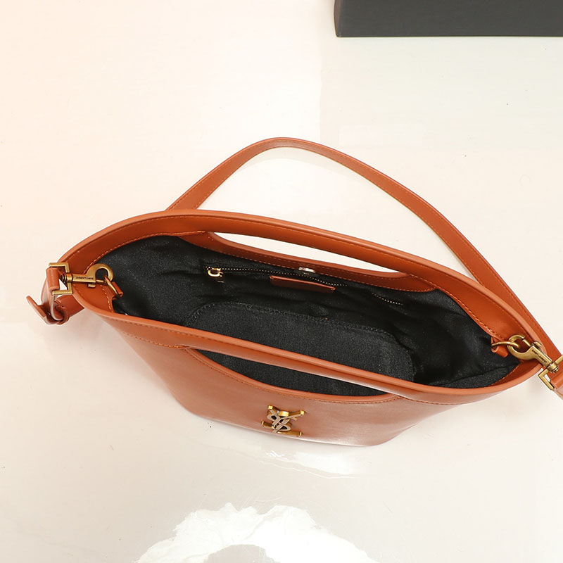 N品 YSL サンローラン CELIA ミニ トート ブリック 7910690U90W6362 カーフスキンレザー ゴールド金具 激安優良店 - 画像 (5)