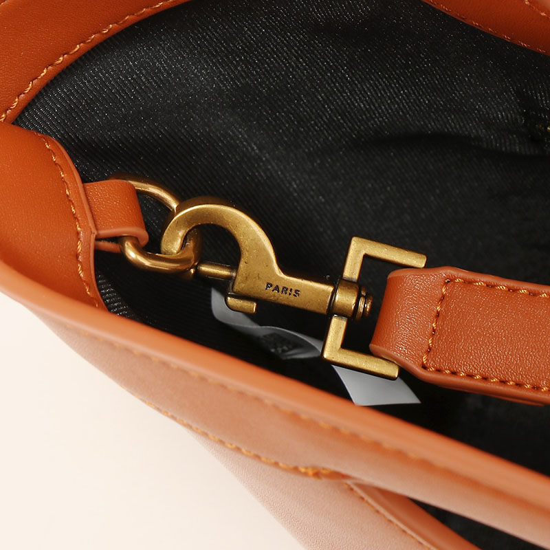 N品 YSL サンローラン CELIA ミニ トート ブリック 7910690U90W6362 カーフスキンレザー ゴールド金具 激安優良店 - 画像 (4)