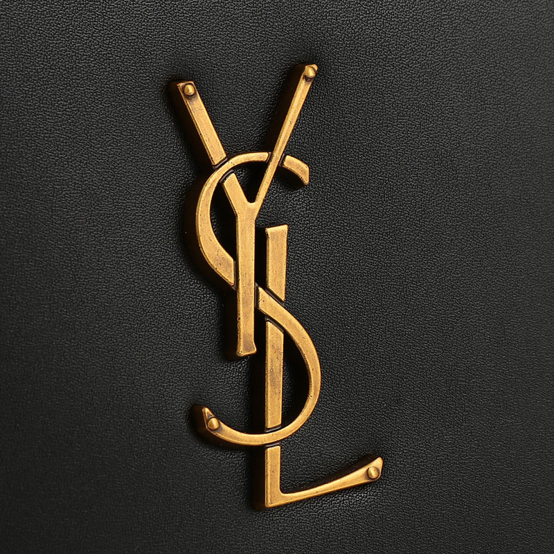 N品 YSL サンローラン CELIA ミニ トート ブラック 7910690U90W1000 カーフスキンレザー ゴールド金具 激安優良店 - 画像 (9)