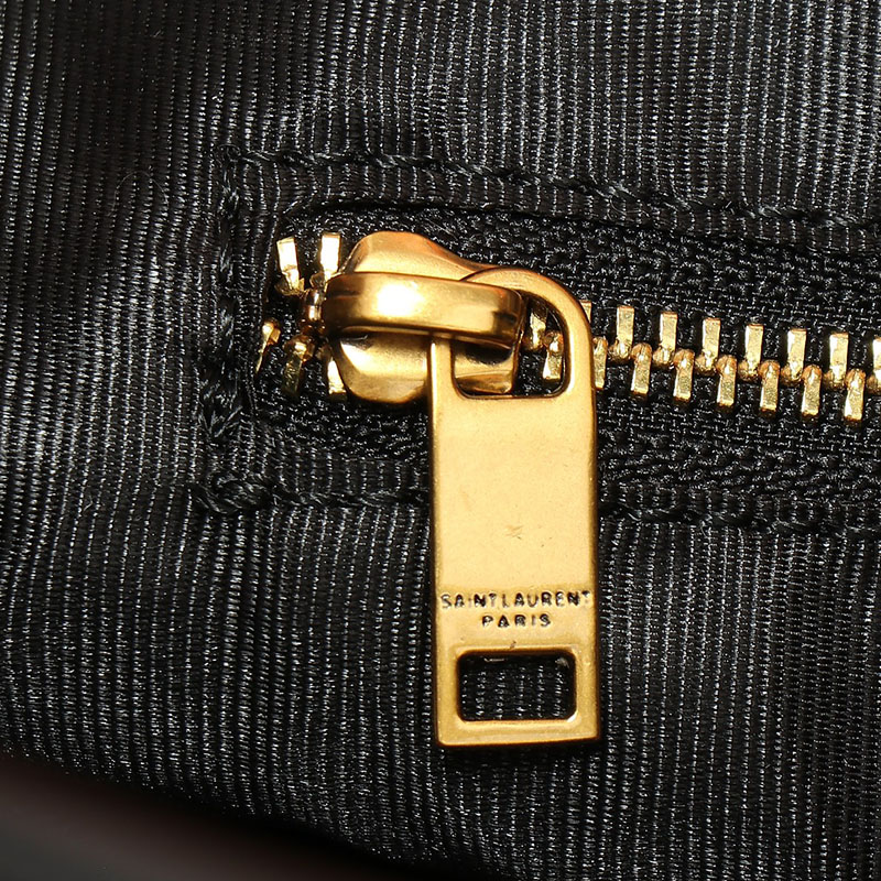 N品 YSL サンローラン CELIA ミニ トート ブラック 7910690U90W1000 カーフスキンレザー ゴールド金具 激安優良店 - 画像 (2)