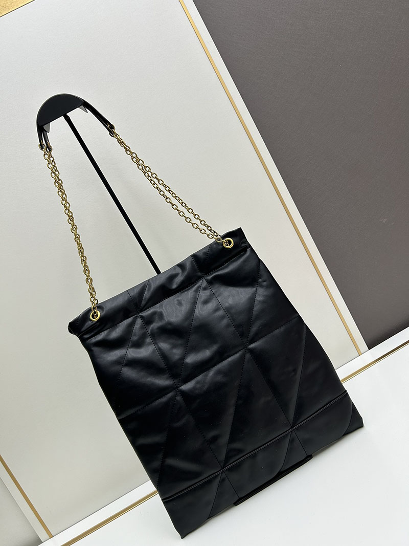 N品 YSL サンローラン ジェイミー 4.3 ポーチ ブラック 781666AAB321000 ラムスキン ゴールド金具 激安優良店 - 画像 (7)