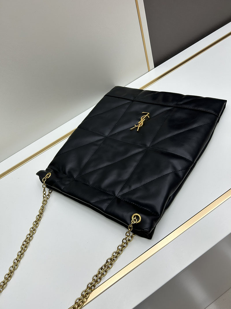 N品 YSL サンローラン ジェイミー 4.3 ポーチ ブラック 781666AAB321000 ラムスキン ゴールド金具 激安優良店 - 画像 (6)