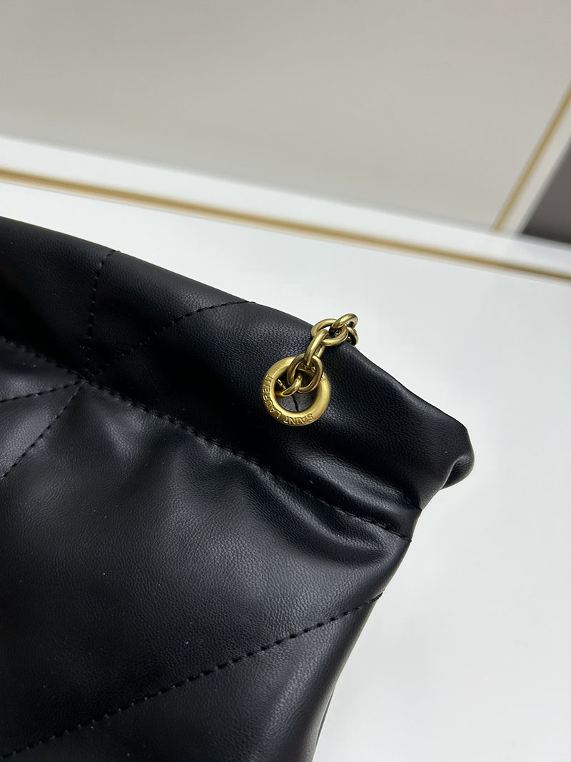 N品 YSL サンローラン ジェイミー 4.3 ポーチ ブラック 781666AAB321000 ラムスキン ゴールド金具 激安優良店 - 画像 (4)