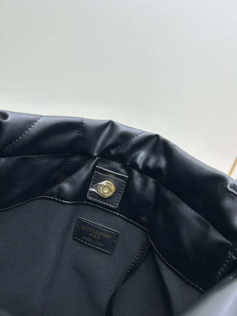 N品 YSL サンローラン ジェイミー 4.3 ポーチ ブラック 781666AAB321000 ラムスキン ゴールド金具 激安優良店 - 画像 (2)