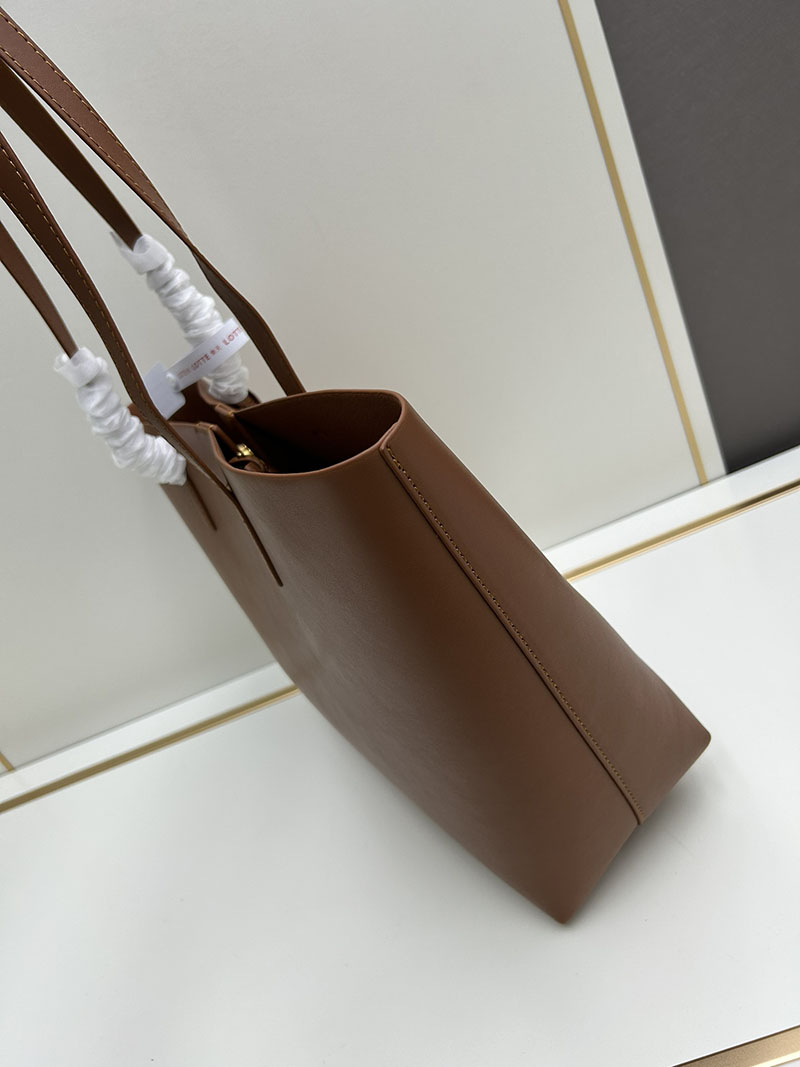 N品 YSL サンローラン ショッピングバッグ サンローラン ブラウン 600281CSV0J6309 カーフスキンレザー ゴールド金具 激安優良店 - 画像 (7)