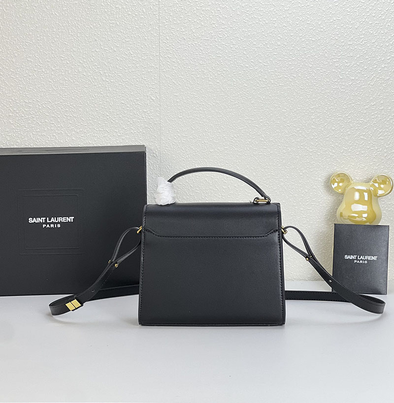 N品 YSL サンローラン サンセット チェーン ウォレット ブラック 533026DND1J1000 カーフスキンレザー ゴールド金具 激安優良店 - 画像 (9)