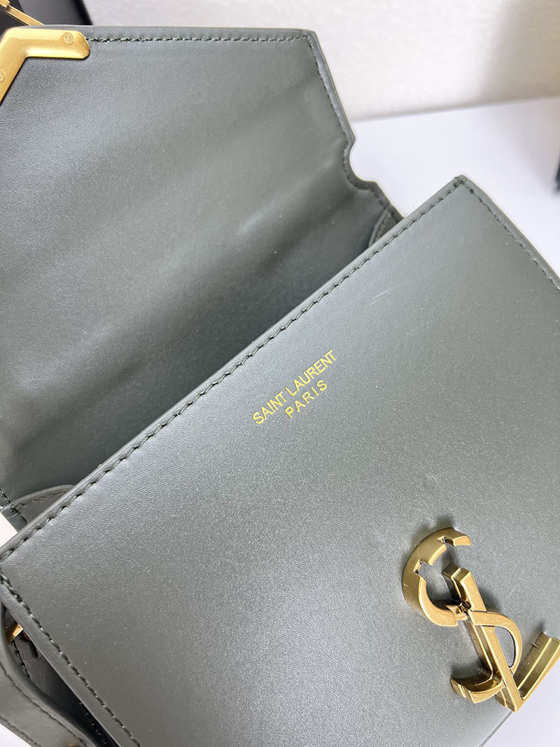 N品 YSL サンローラン サンセット チェーン ウォレット ヴェールフォンセ 533026DND1J3045 カーフスキンレザー ゴールド金具 激安優良店 - 画像 (6)