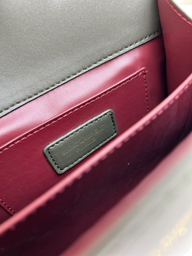 N品 YSL サンローラン サンセット チェーン ウォレット ヴェールフォンセ 533026DND1J3045 カーフスキンレザー ゴールド金具 激安優良店 - 画像 (5)