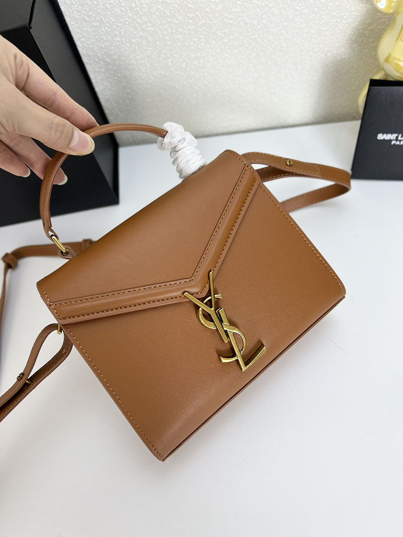 N品 YSL サンローラン サンセット チェーン ウォレット ブラウン 533026DND1J2536 カーフスキンレザー ゴールド金具 激安優良店 - 画像 (7)