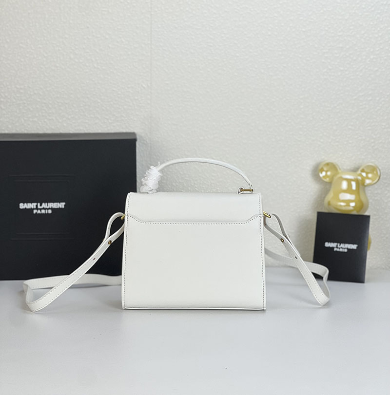 N品 YSL サンローラン サンセット チェーン ウォレット オフホワイト 533026DND1J9207 カーフスキンレザー ゴールド金具 激安優良店 - 画像 (9)