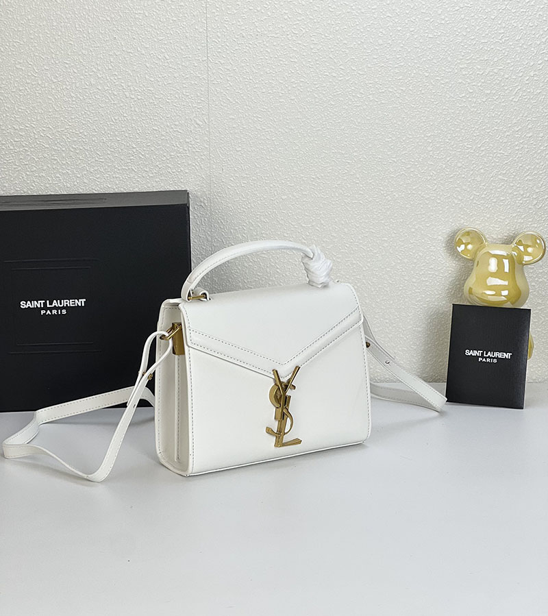 N品 YSL サンローラン サンセット チェーン ウォレット オフホワイト 533026DND1J9207 カーフスキンレザー ゴールド金具 激安優良店 - 画像 (8)