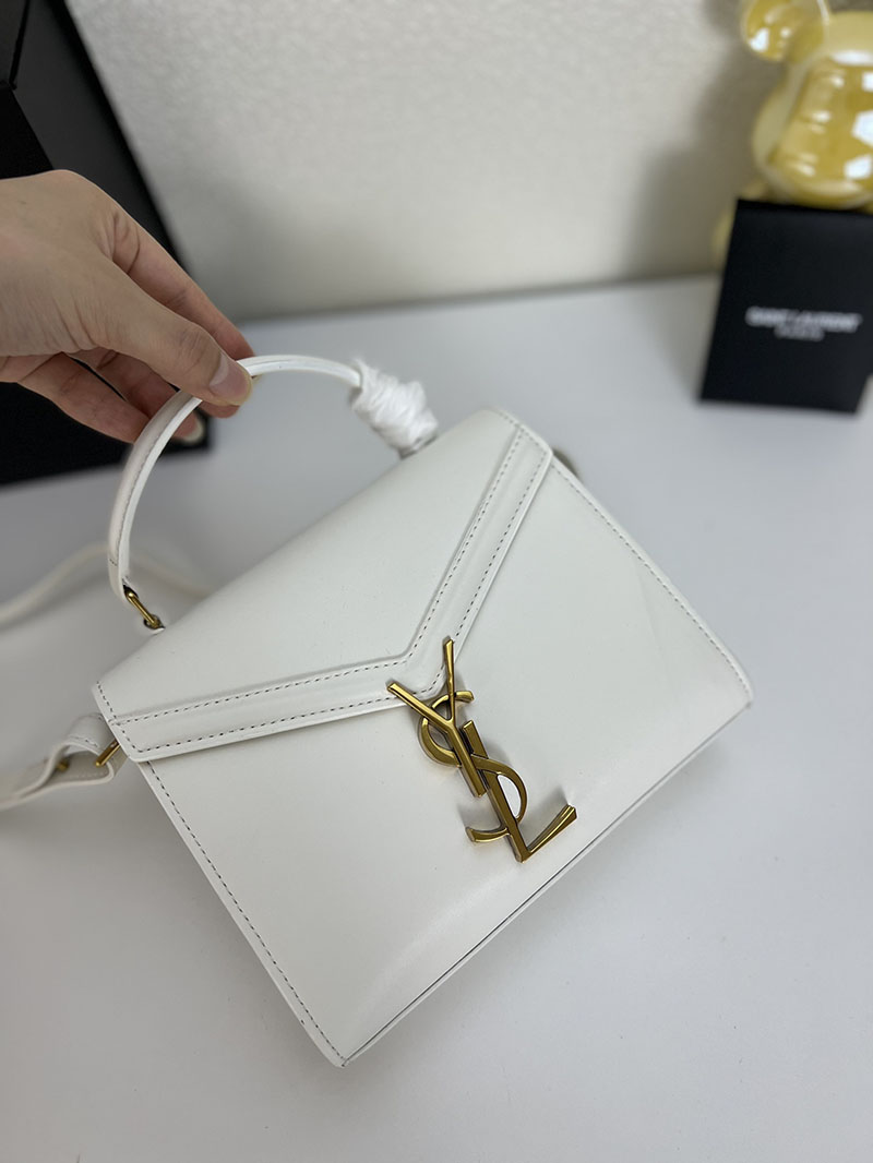 N品 YSL サンローラン サンセット チェーン ウォレット オフホワイト 533026DND1J9207 カーフスキンレザー ゴールド金具 激安優良店 - 画像 (7)