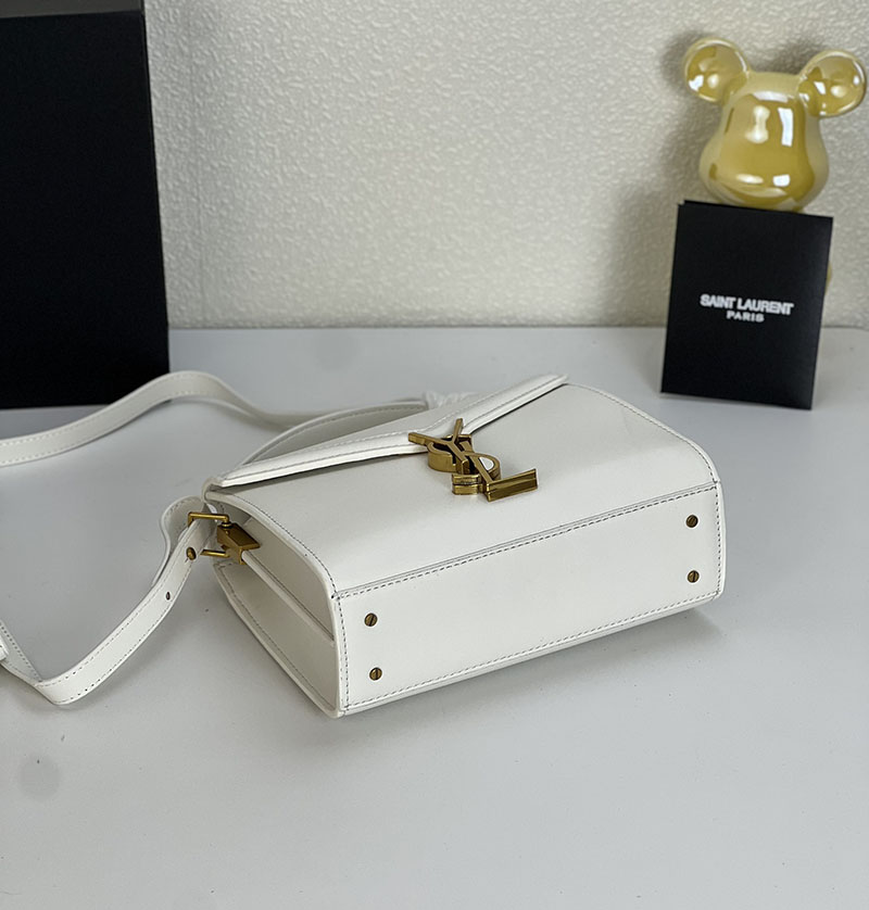 N品 YSL サンローラン サンセット チェーン ウォレット オフホワイト 533026DND1J9207 カーフスキンレザー ゴールド金具 激安優良店 - 画像 (3)